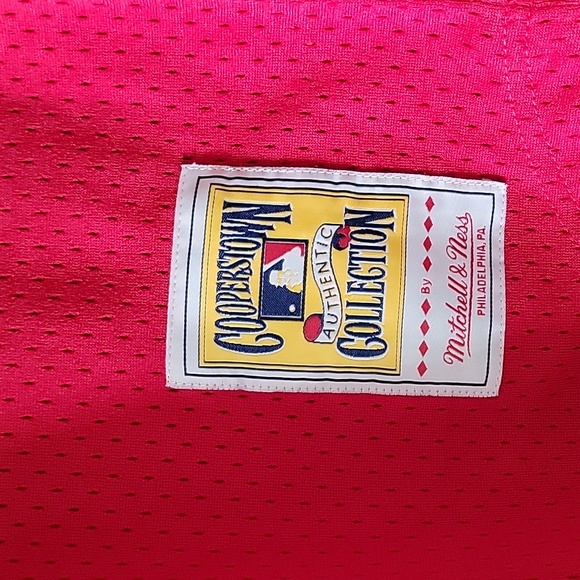 Chris Sabo Cincinnati Cooperstown throwback men's red - Picture 2 of 5